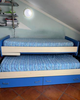 LETTO SCORREVOLE CON MATERASSI INCLUSI