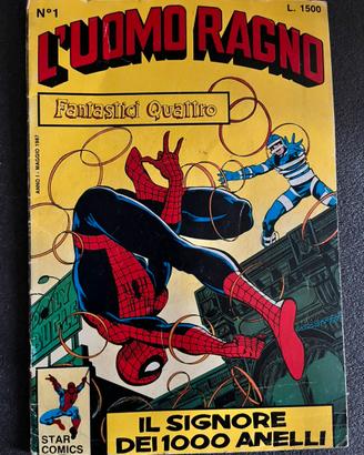 Fumetto spiderman originale n 1 della star comics