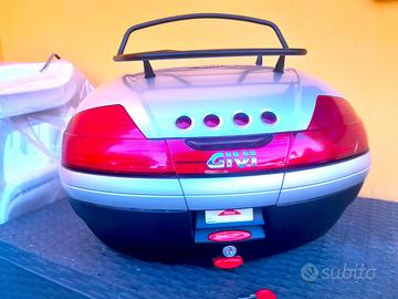 bauletto givi maxia 50 litri con portapacchi super