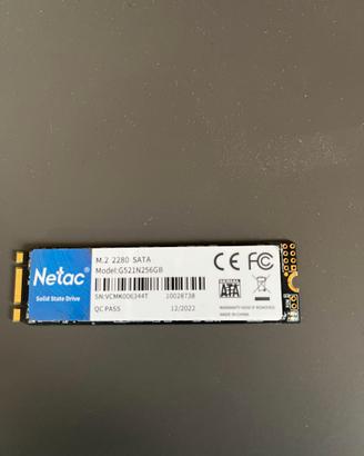 SSD 256 GB M2 sata, perfetto