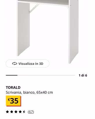 Scrivania o toeletta
