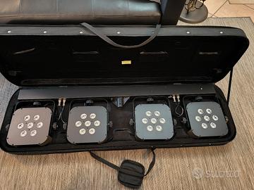 Stairville Stage Quad LED Bundle RGB WW

