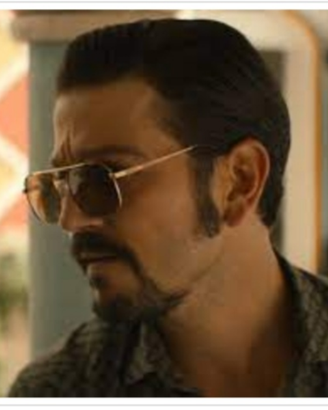 Occhiali vintage dorati/marrone simil Ray Ban