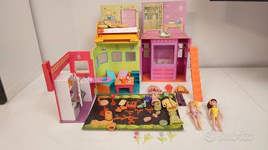 Polly Pocket casa apribile 2 livelli moda vintage