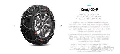 konig CD-9 080 catene no M+S CALZE  FIAT DACIA VW