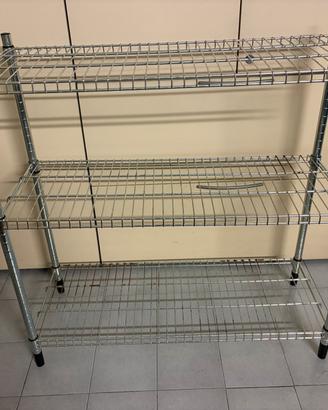 Scaffale Ikea modello OMAR 3 piani galvanizzato