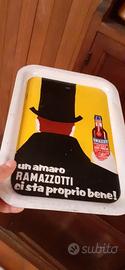 Vecchio vassoio pubblicitario amaro Ramazzotti