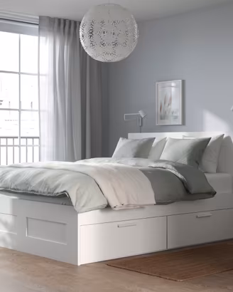 LETTO MATRIMONIALE IKEA BRIMNES