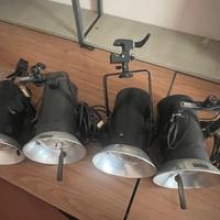 4 Flash  Bowens 'Mono silver