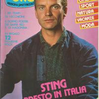 Rivista TUTTO 1985 STING/LE BON/VECCHIONI/TIPINIFI