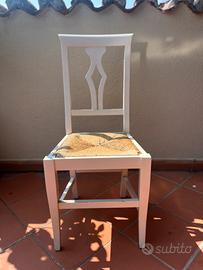 SET DI 4 SEDIE IN LEGNO