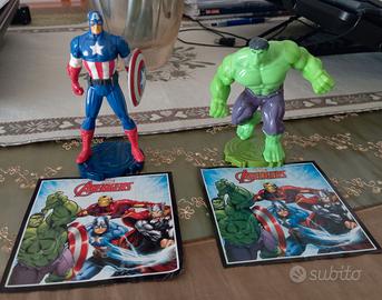 Captain America e Hulk Marvel Kinder Gran Sorpresa