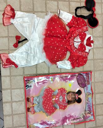 Costume carnevale topolotta, taglia 12-18 mesi