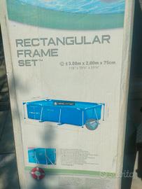 Piscina esterna rettangolare Intex 3x2 
