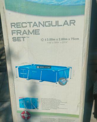 Piscina esterna rettangolare Intex 3x2 