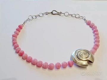 Collana Quarzo rosa