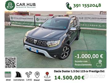Dacia Duster 1.5 dCi 8V 110 CV 4x2 Prestige edc
