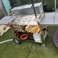 carretto per Hot Dog. perfetto per feste in cass