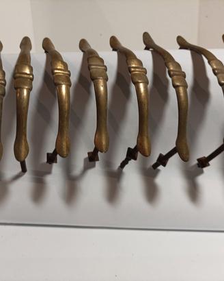 Set 8 Maniglie Antiche (Fine 800 Inizio 900 ) I
