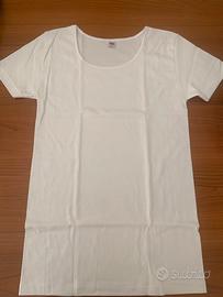 Mezza manica donna cotone felpato