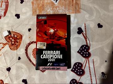 VHS Videocassetta Ferrari Campione 2001