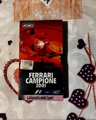 VHS Videocassetta Ferrari Campione 2001