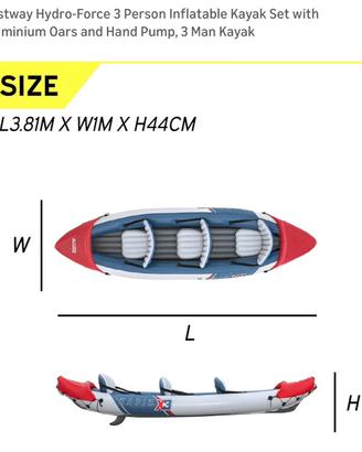 Kayak 3 posti