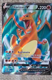 POKEMON 1 CARD CHARIZARD(LP)+V CARD+ 100 cards(MD)