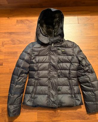 Blauer Piumino Donna XS Nero Pelliccia PERTEX