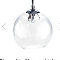  ricambio sfera in vetro lampadario Massive