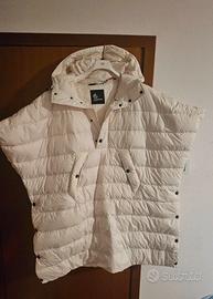 poncho duvet cape bianco Moncler
