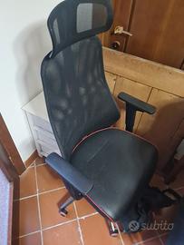 Sedia ergonomica Ikea.