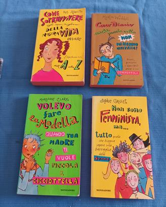 Lotto 4 Libri Le Ragazzine Mondadori Vintage
