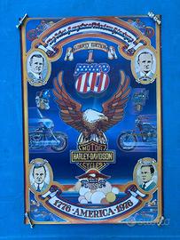 Poster moto d’epoca originale Inglese anni 1970.