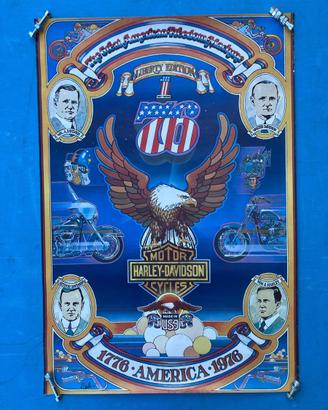 Poster moto d’epoca originale Inglese anni 1970.