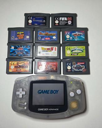 Console Nintendo Game Boy Advance + 11 cassette