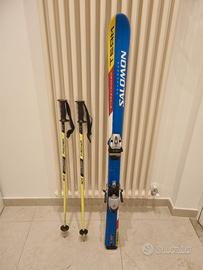 Sci Salomon + Racchette Fischer