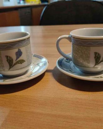 Set 2 Tazzine Caffè KPM Altenkirchen C. Bavaria