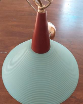 Lampadario color verde acqua