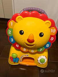 Leone primi passi Fisher Price cavalcanbile