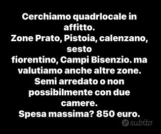 Quadrlocale zona Prato e periferie