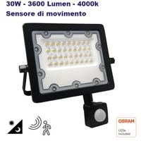 Proiettore / faro led OSRAM da esterno con sensore