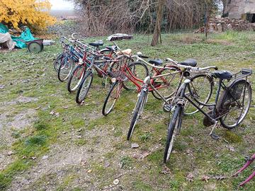 Stock di  biciclette  uomo,donna e bambino.