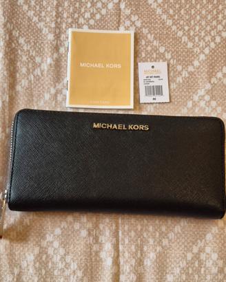 Portafoglio Michael Kors Jet Set in Pelle
