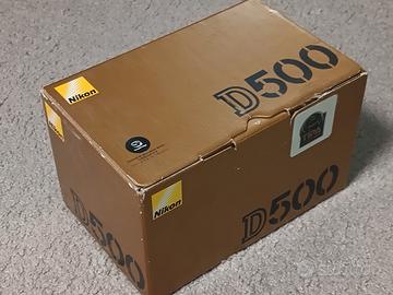Nikon D500 imballo originale 