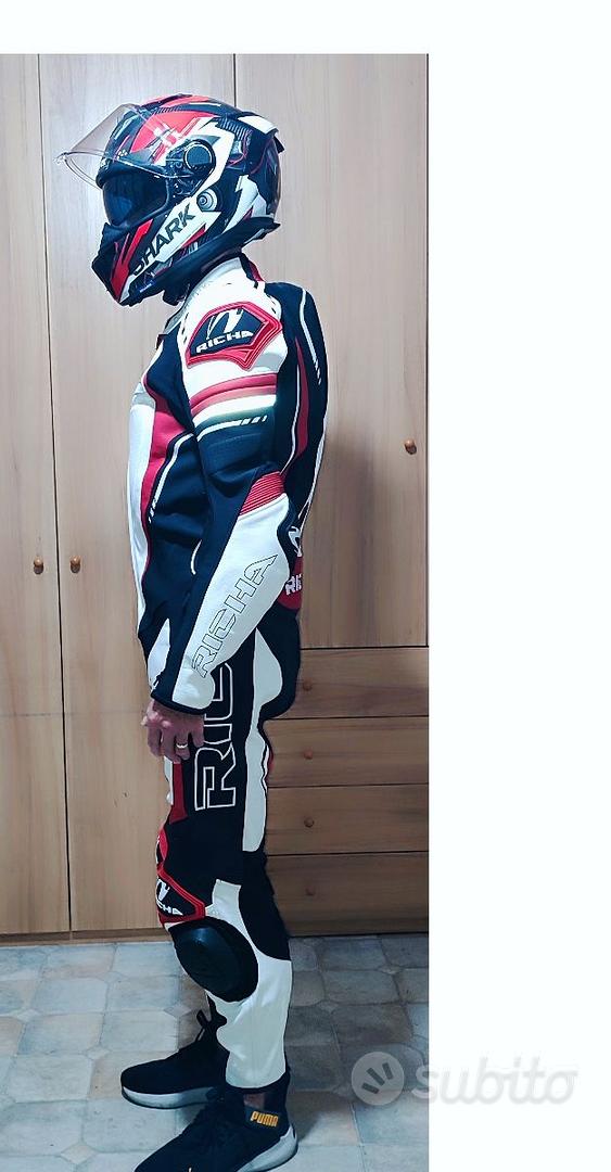 LA FIERA - MOTORSPORTS Richa FRANCORCHAMPS - Tuta moto Uomo white - Private  Sport Shop