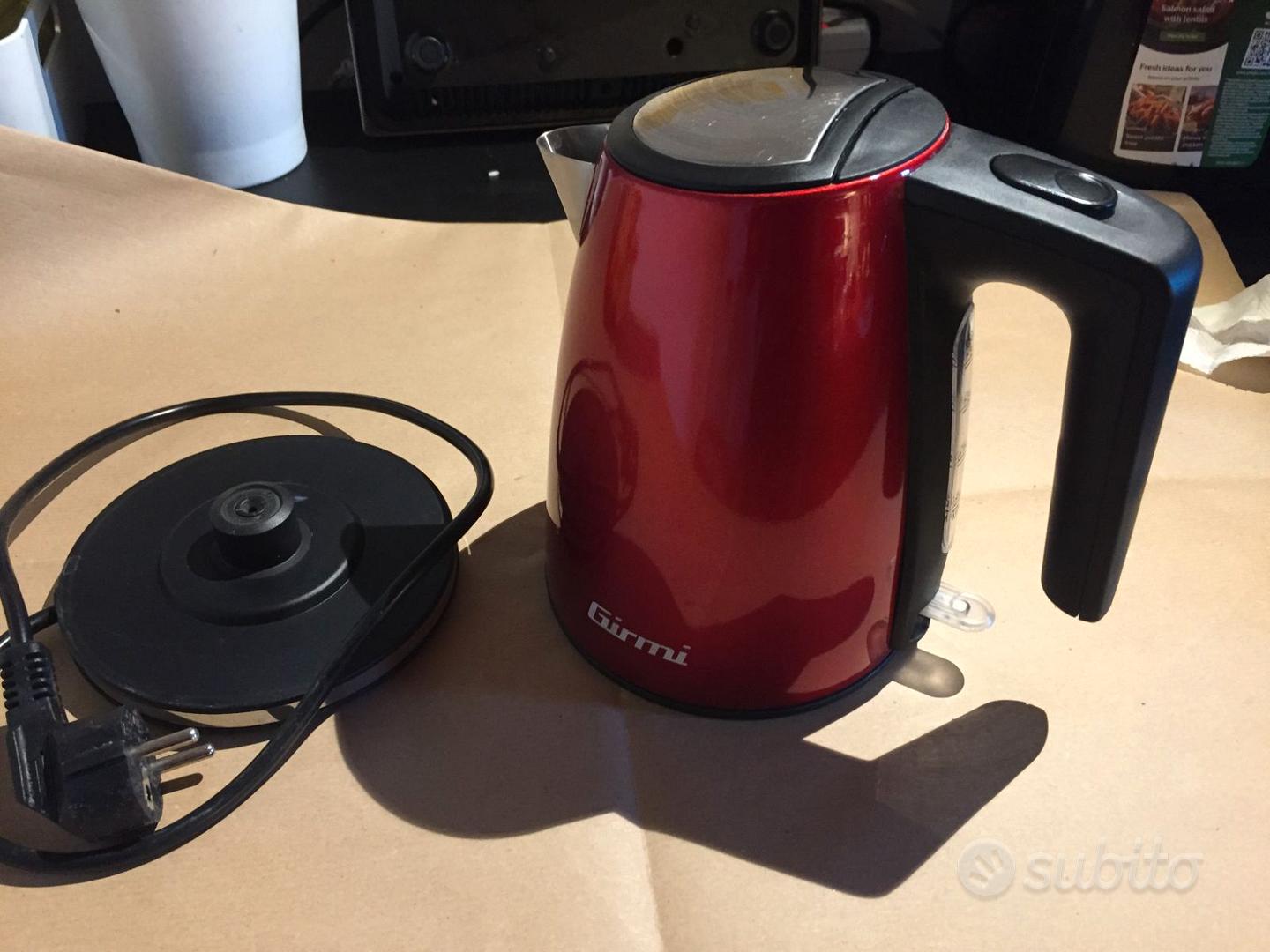 Bollitore elettrico kettle Girmi BL31 rosso