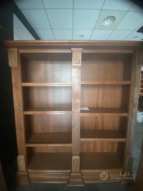 Libreria in legno massello ex arredo tribunale