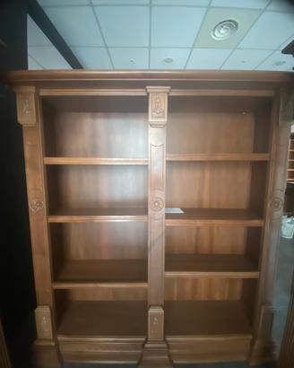 Libreria in legno massello ex arredo tribunale