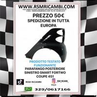 PARAFANGO POSTERIORE SINISTRO SMART FORTWO 451